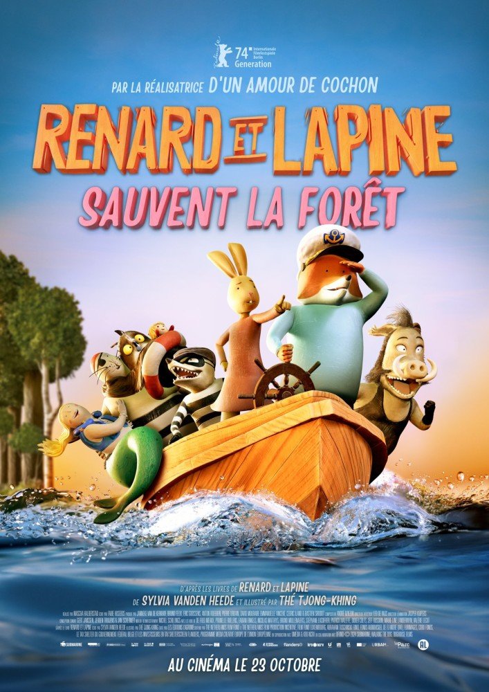 affiche - Renard et Lapine sauvent la forêt