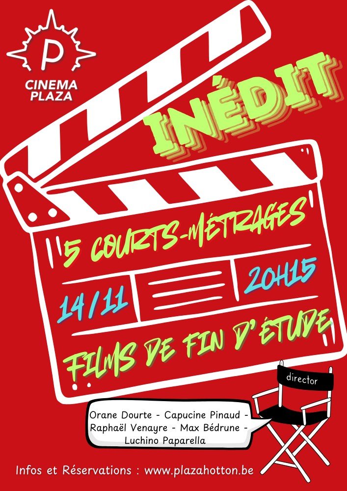 affiche - Des premiers Courts-métrages - films de fin d'étude