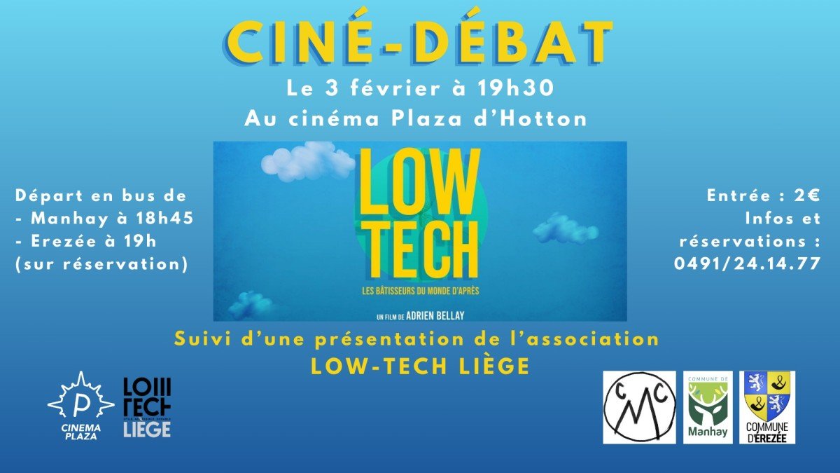 affiche - Low-Tech - Ciné-Débat