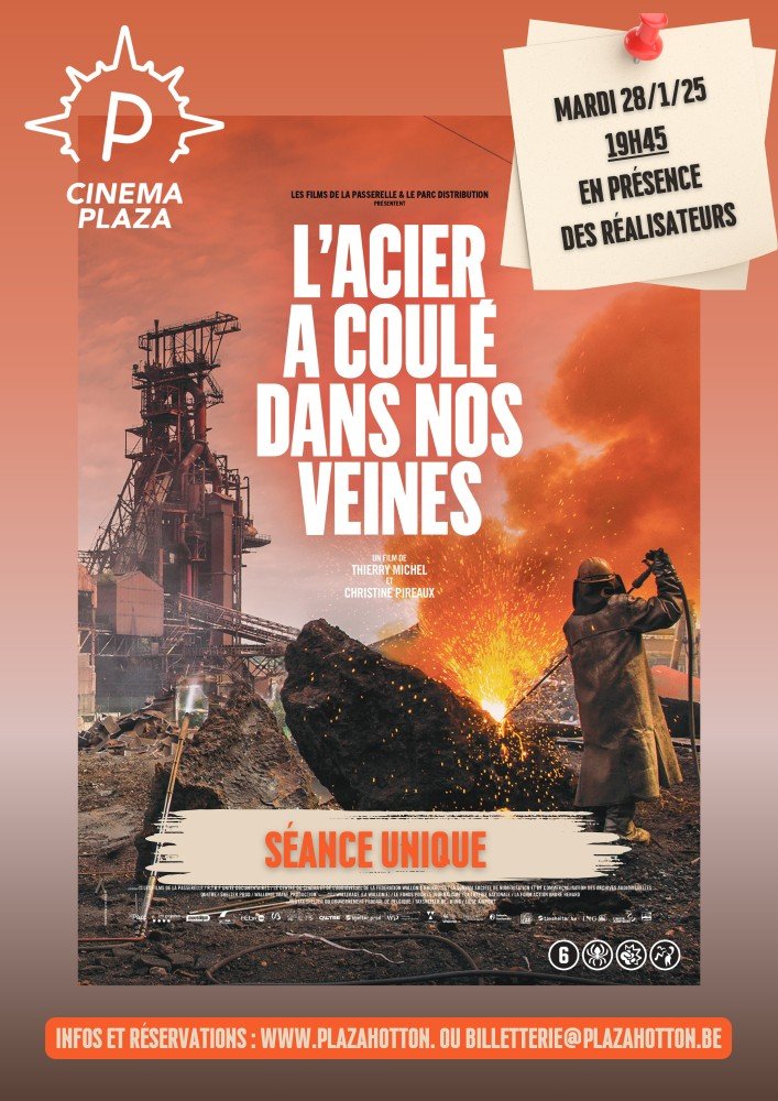 affiche - L'Acier a coulé dans nos veines - Rencontre Réalisateurs