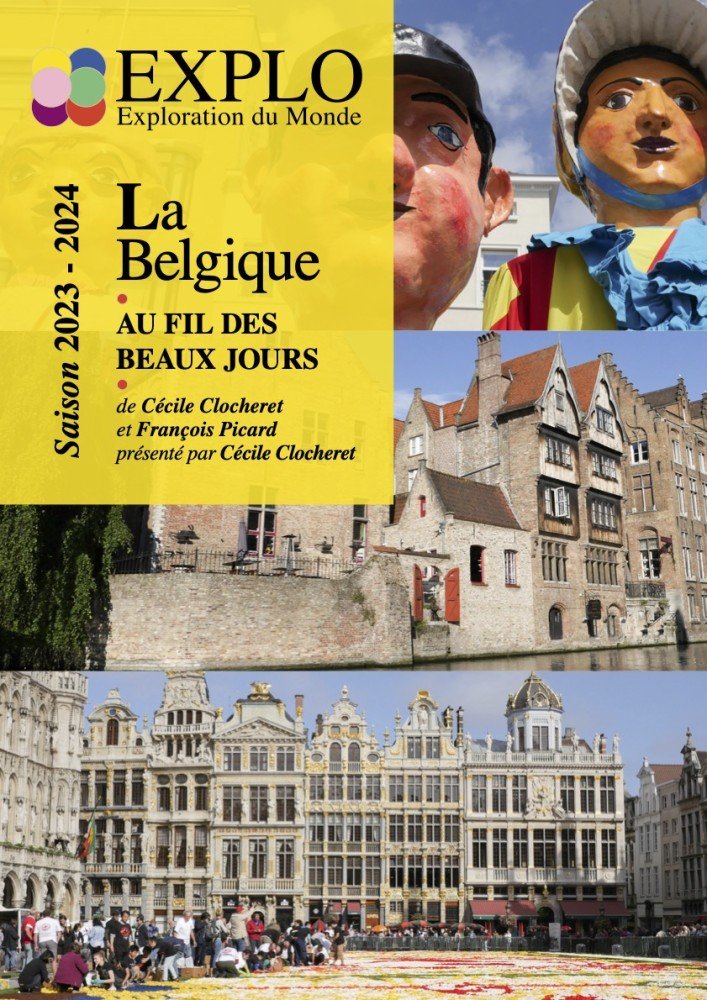affiche - Exploration du Monde : La Belgique au fil des beaux jours