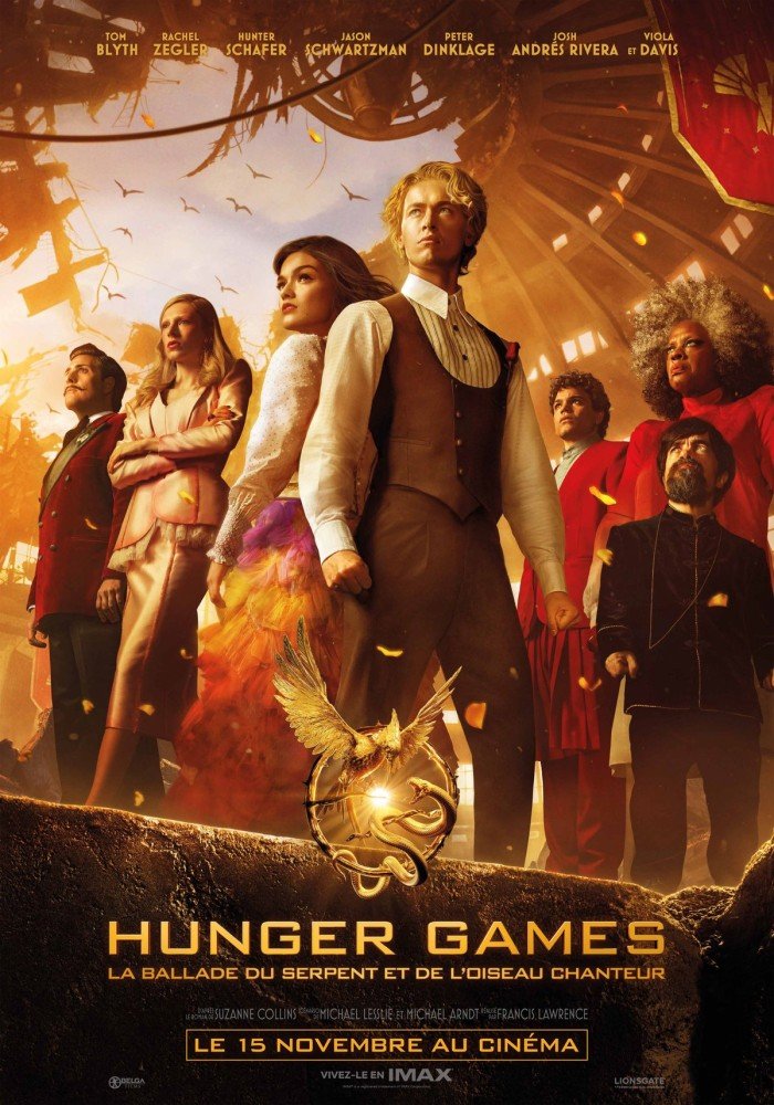 affiche - Hunger Games: La ballade du serpent et de l'oiseau chanteur