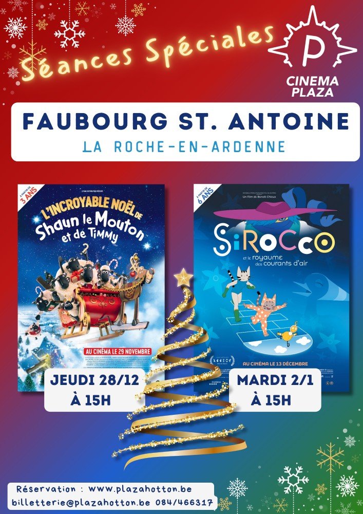 affiche - Faubourg Saint-Antoine - Séances Spéciales - Noël