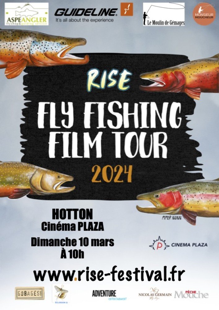 affiche - Rise Fly Fishing Film Tour 2024