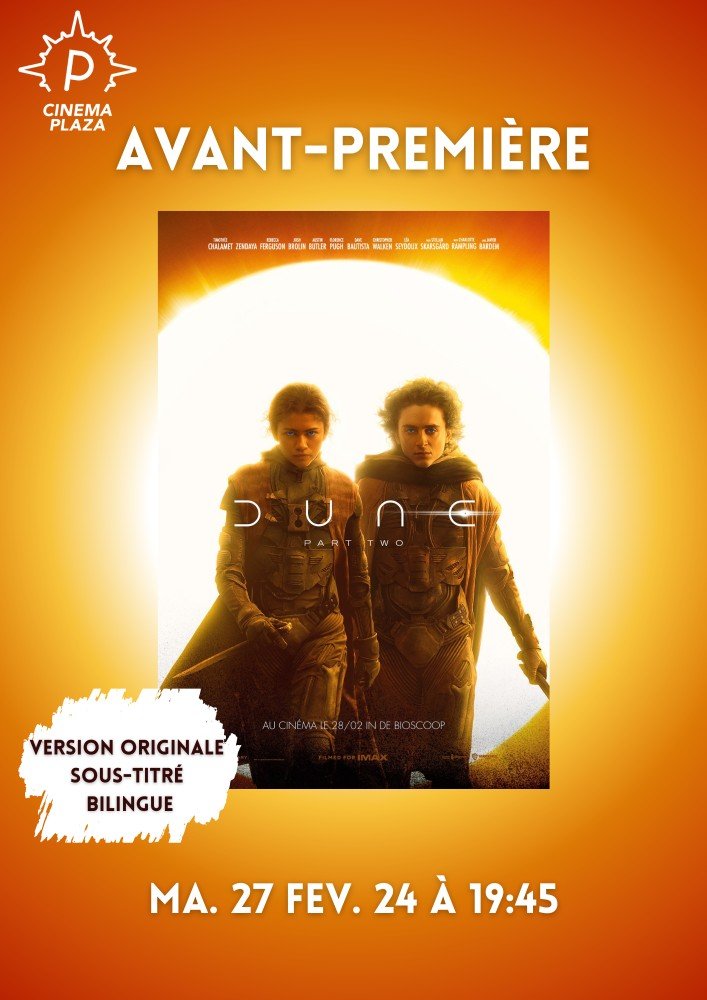 affiche - Dune part two - Avant-première