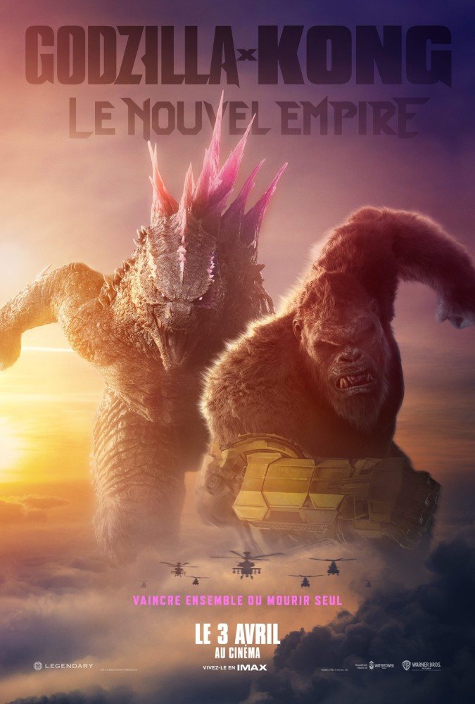 affiche - Godzilla x Kong : Le nouvel empire