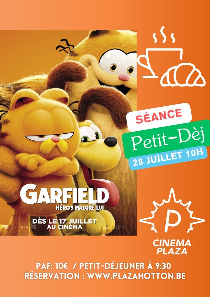 affiche - Garfield - Séance Petit-Déjeuner