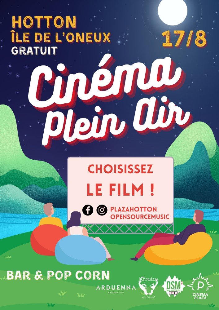 affiche - Cinéma en Plein Air